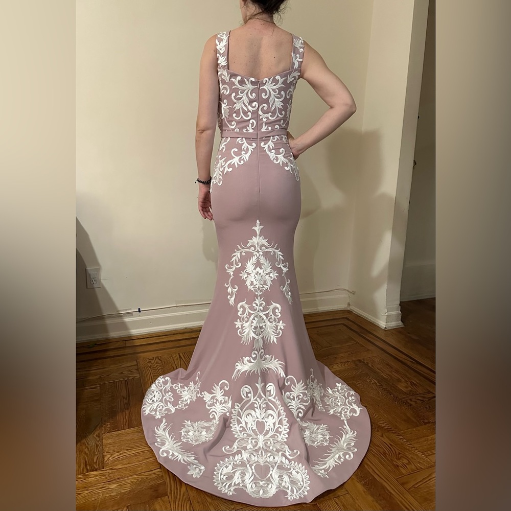 Portia and Scarlett Gorgeous Mermaid Prom Dress Size 6 - Picture 3 of 11